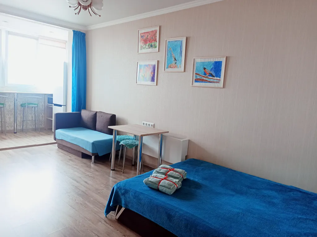 Квартира-студия в ЖК Атмосфера с шикарным видом из окна