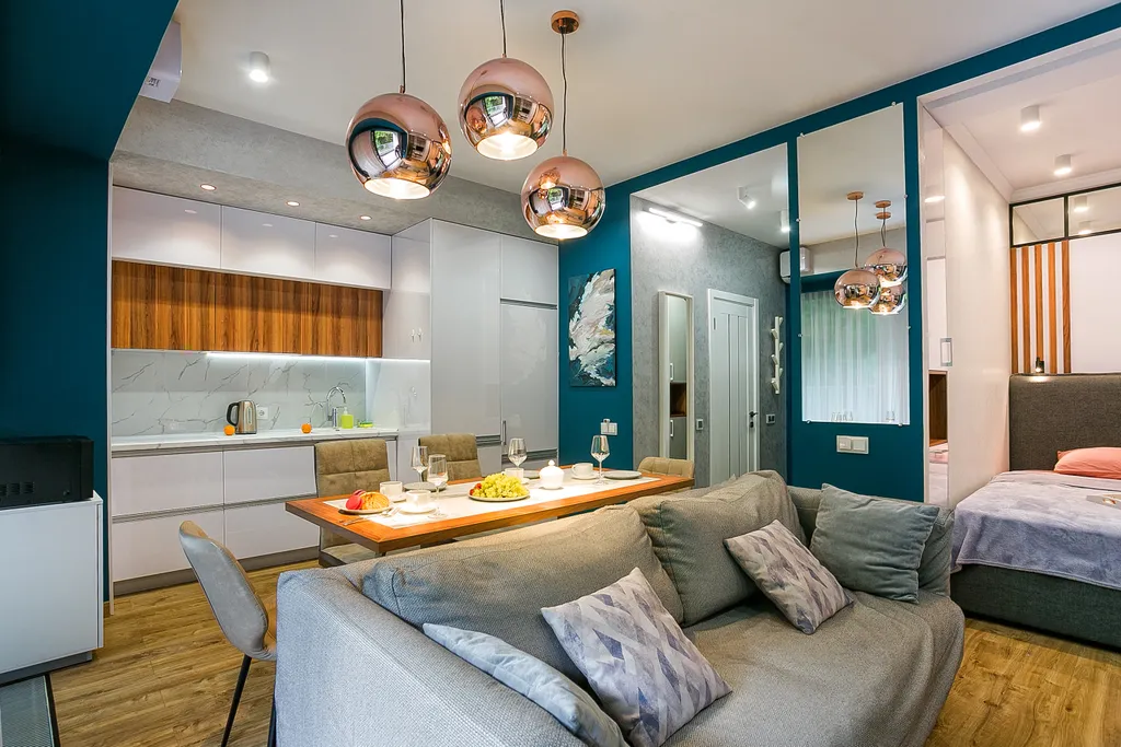 Студия с видом на бесконечную зелень