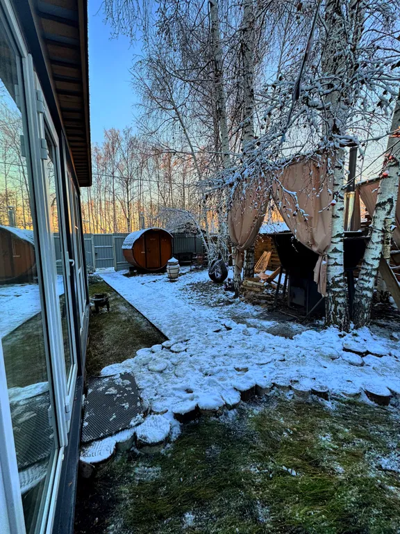 Уютный теплый домик с чаном и баней