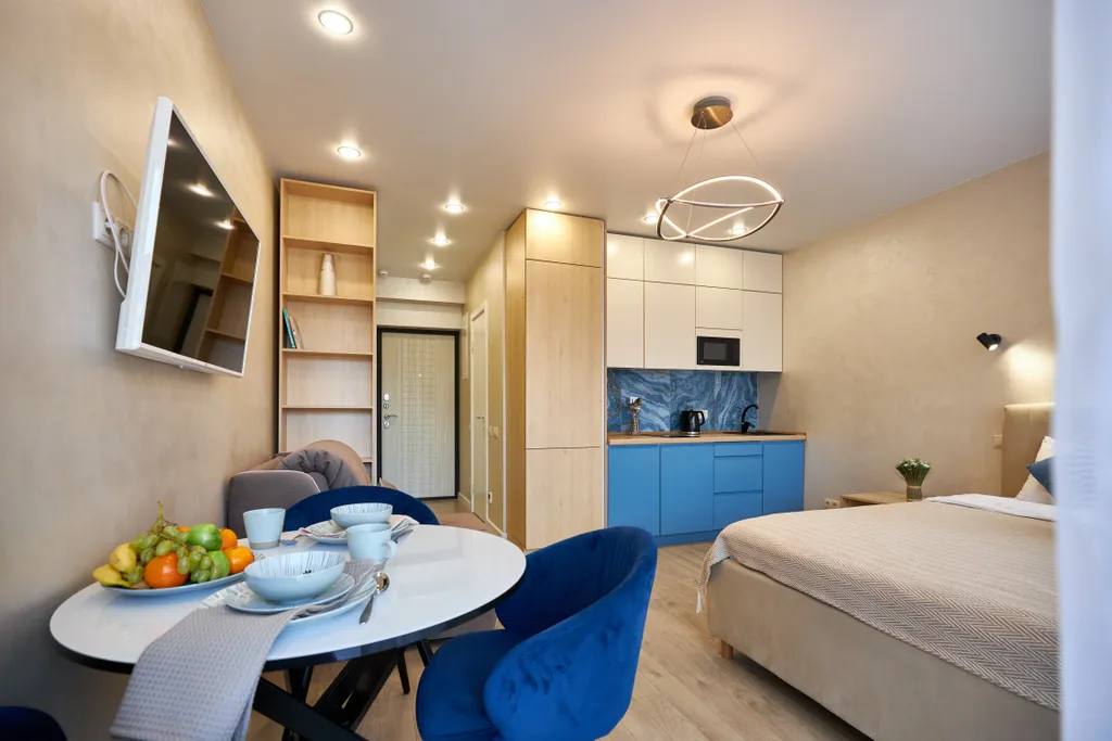 Стильный апартамент-студия в ЖК Каравелла Португалии