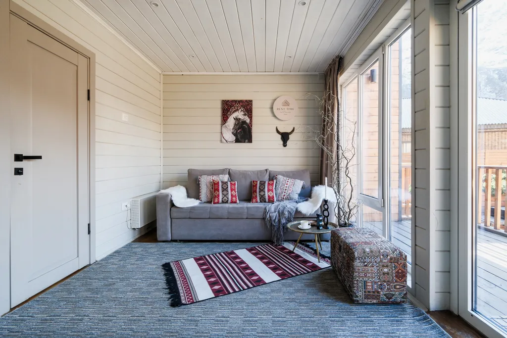 Домик в Приэльбрусья с баней на дровах и сибирским банным чаном