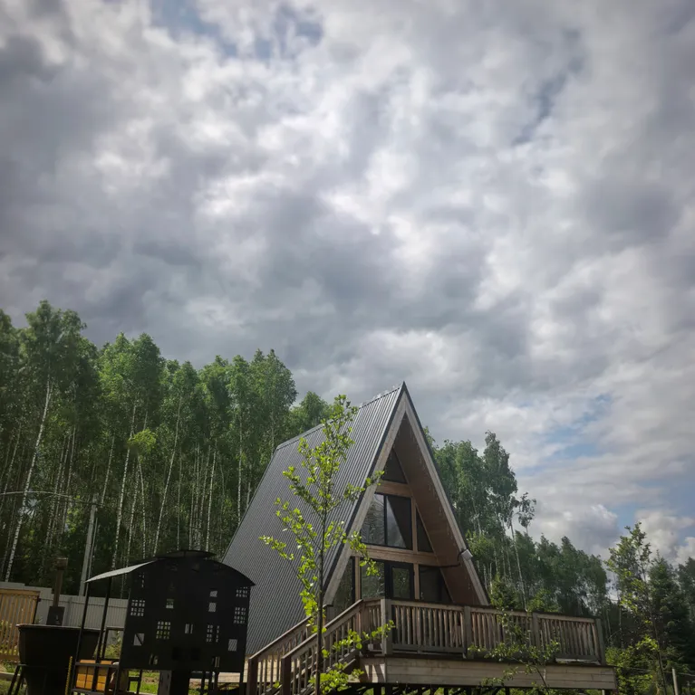 Дом 42m2 — чан, кухня, Wi-Fi