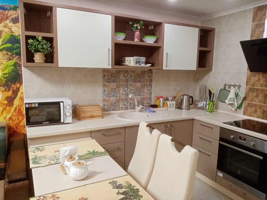 Современная квартира в Алуште на 1-й линии от моря