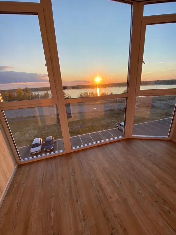 Уютная квартира с прекрасным видом на реку и красивейшие закаты