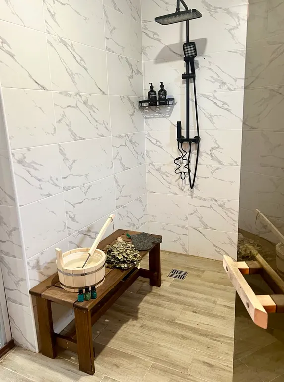 Дом баня с чаном