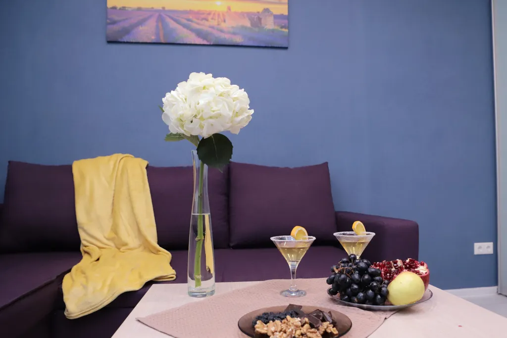 Квартира с необычной планировкой, камином и кондиционером