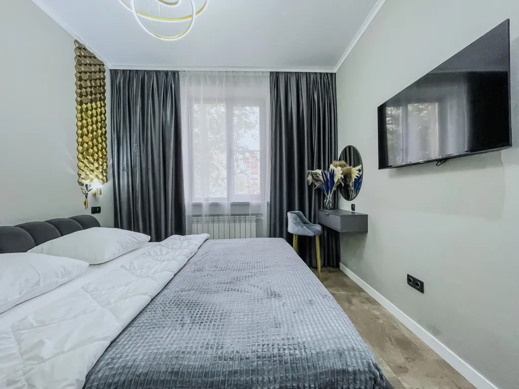 Стильная квартира с кроватью king-size