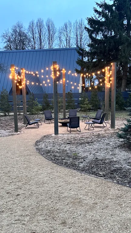 Шикарный Барн с сауной и купелью