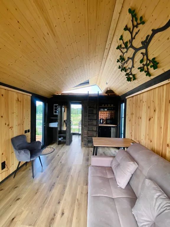 Модульный дом "фридом барн" с сибирским чаном