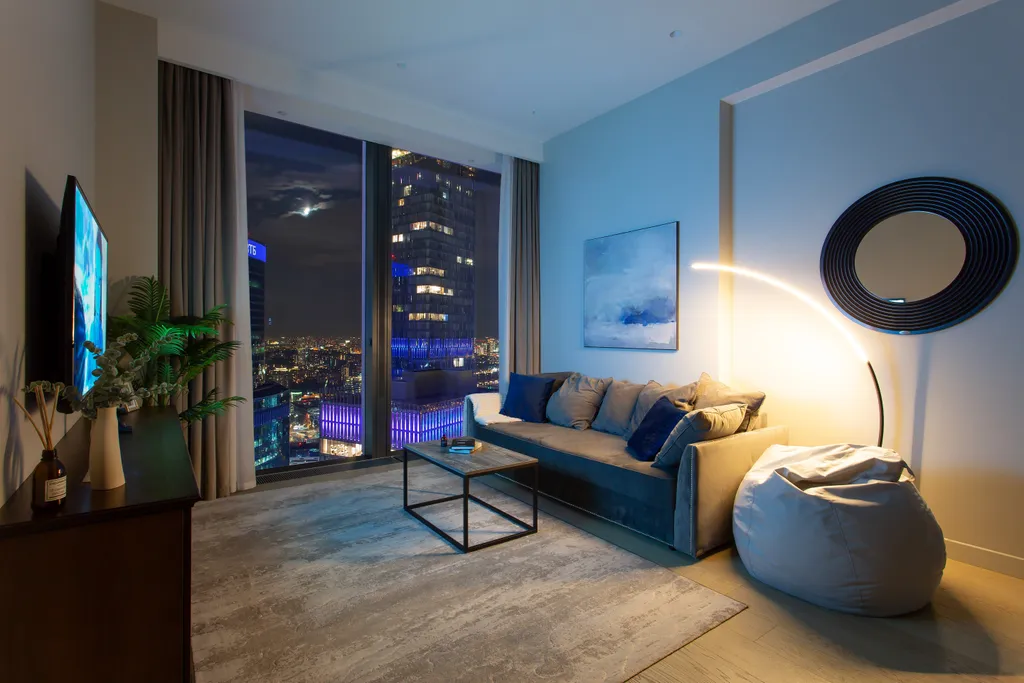 Квартира 62 этаж, вид на Башни, Лужники, Парк победы — аренда посуточно в Москва