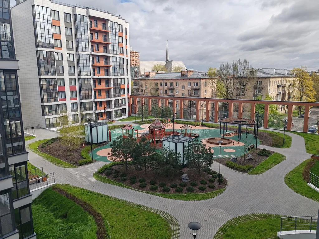 Квартира Квартира Просторная студия возле метро Ломоносовская — Санкт-Петербург