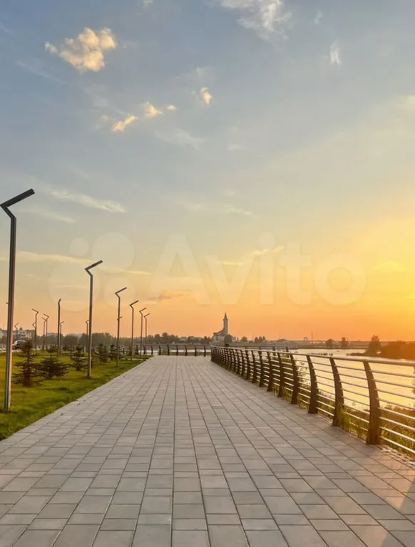 Апартаменты, студия с видом на речку, квартира в новом жилом комплексе