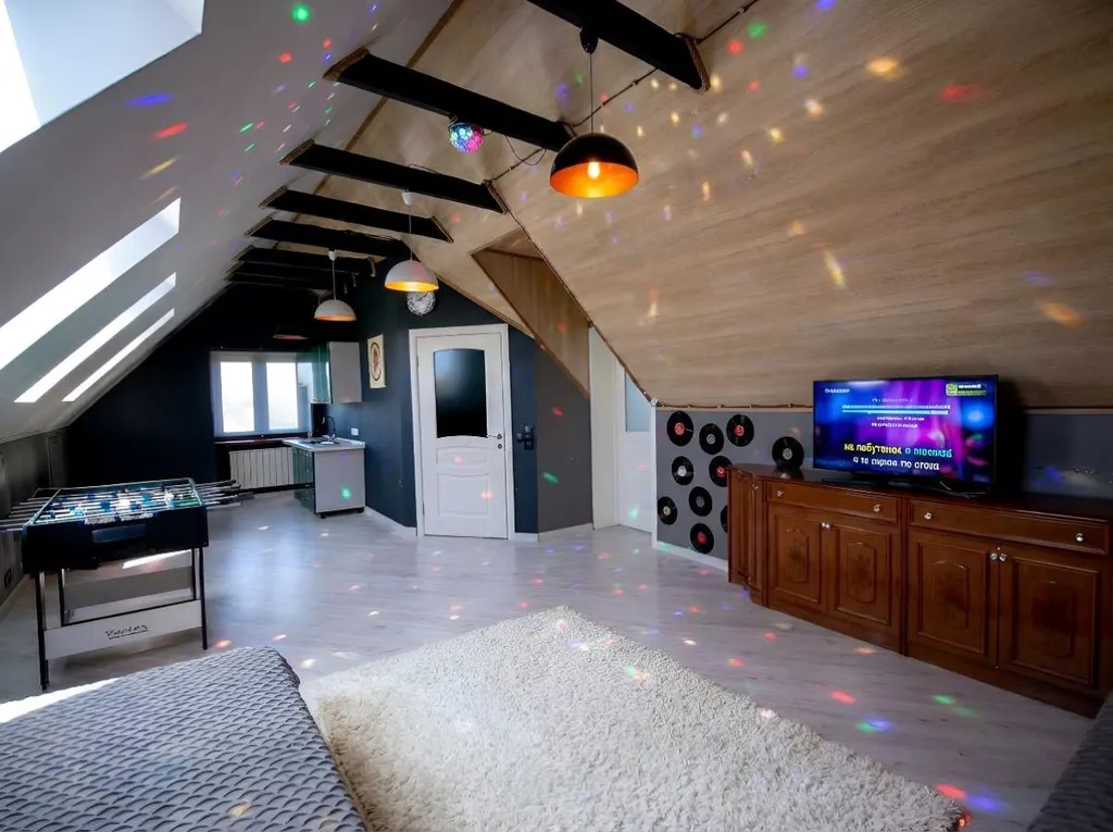 Культовый коттедж LoftCherdak, баня, чан, танцпол с пеной