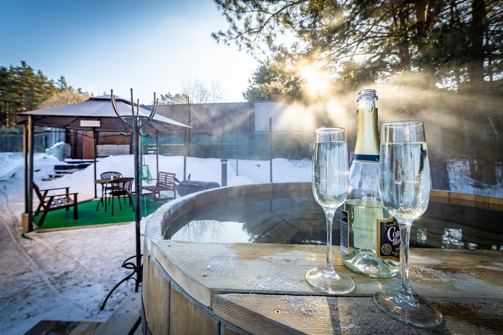 Уютный дом с баней и банным чаном - купелью