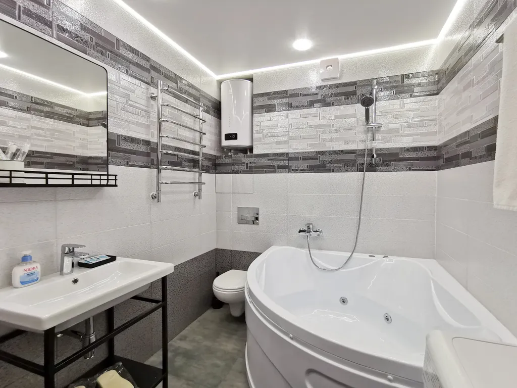 Квартира с джакузи и отличным видом на Планету