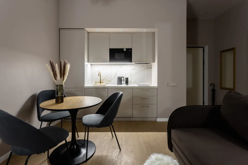 Квартира АПАРТАМЕНТЫ ДВУХКОМНАТНЫЕ 'БРАУН ФЛЭТПОРТ', для 4 гостей — Москва