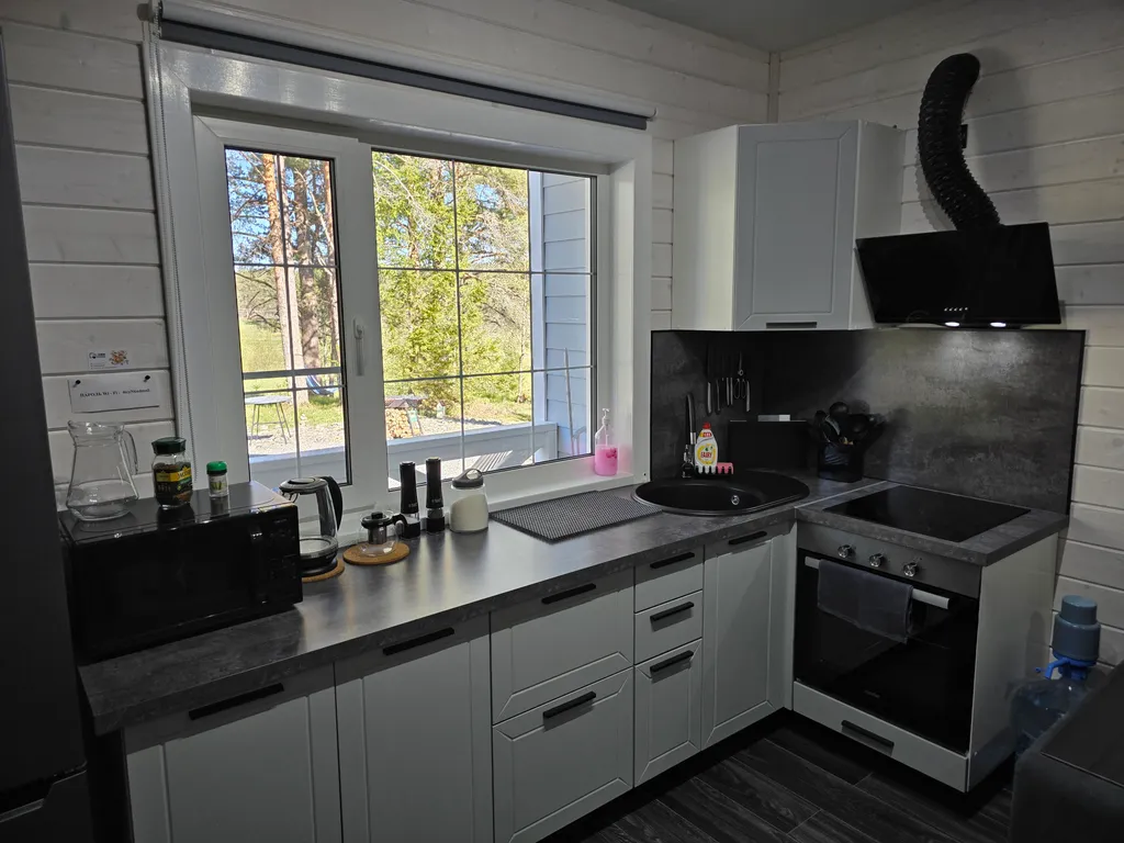 Двухэтажный дом с жаркой сауной у Ладожского озера