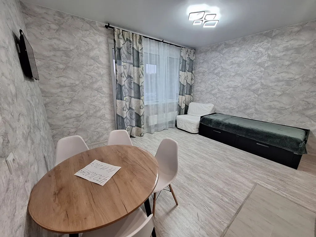 Квартира-студия с новым ремонтом