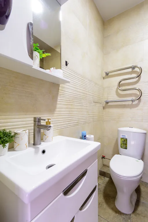 Квартира Апартаменты Бирюзовая нежность с панорамным видом, у парка Галицкого — Краснодар