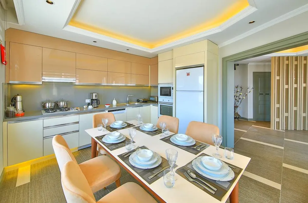 Коттедж Вилла 485 с видом на море и бассейном — Калкан