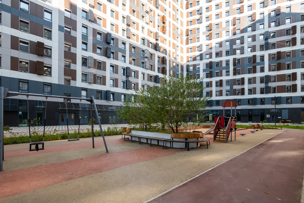 Квартира Квартира Яркая студия у метро Спартак — Москва