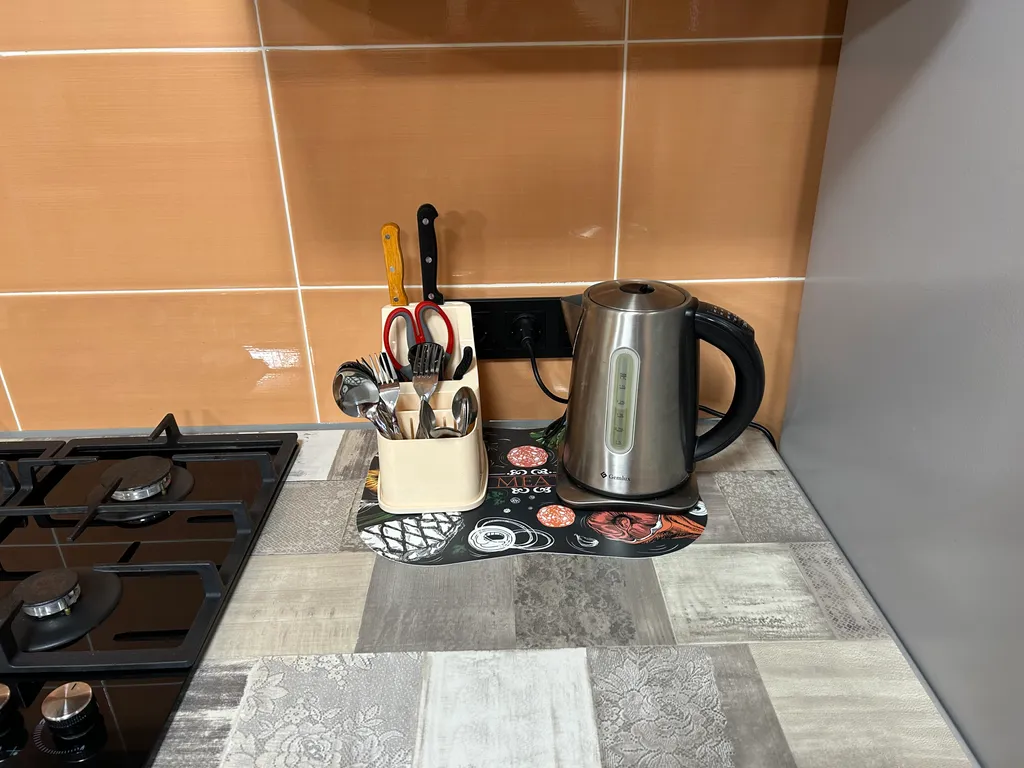 Студия с красивым видом на центр города