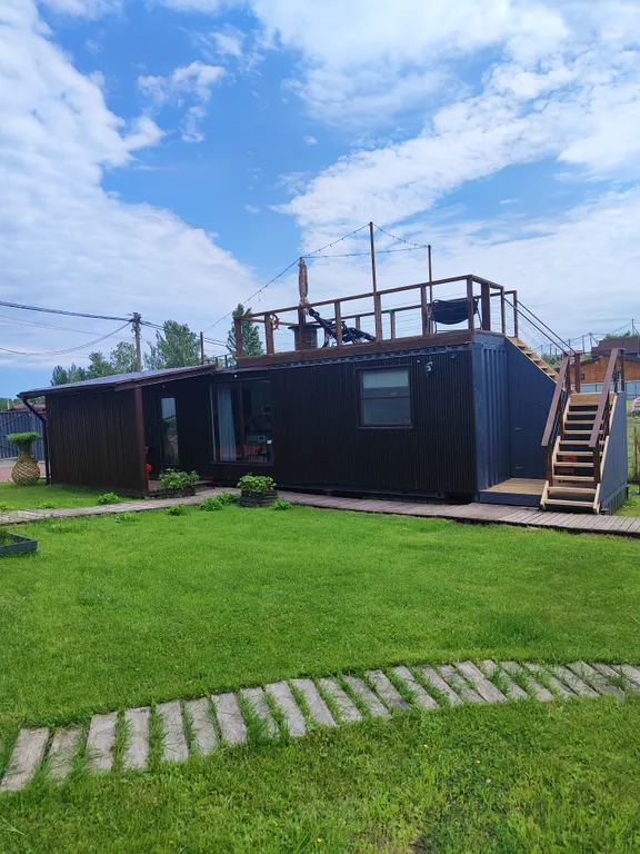 Дом 34m2 — чан, кухня, Wi-Fi