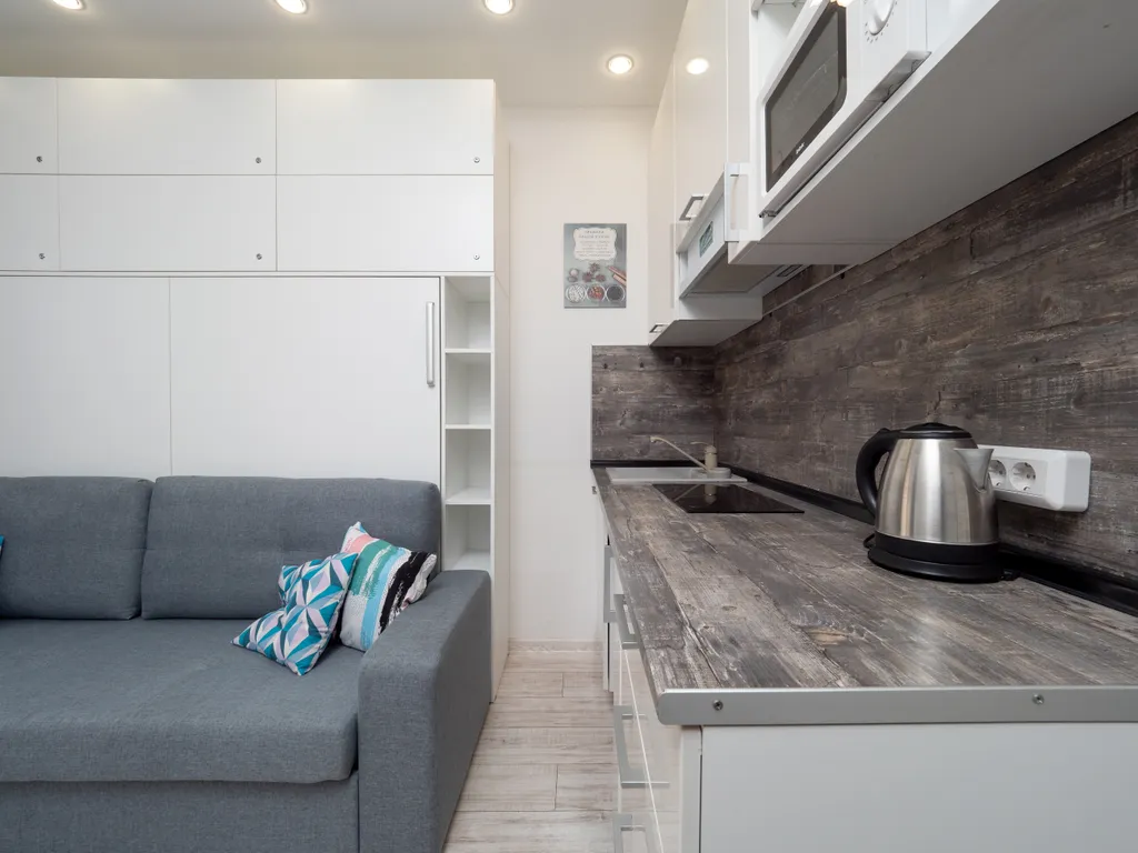 Квартира Квартира Светлая студия у моря с теплым бассейном — Сириус