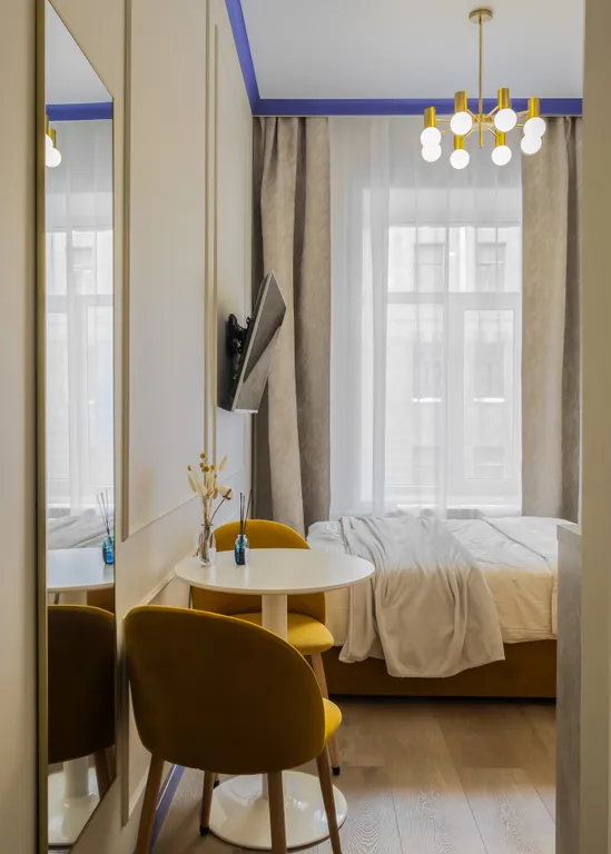 Квартира Квартира Уютная студия с кондиционером — Санкт-Петербург