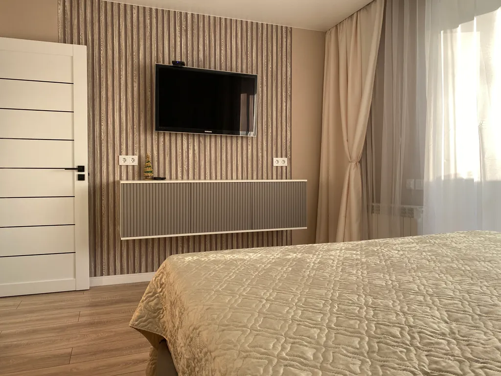 Уютная квартира с новым ремонтом на городских прудах