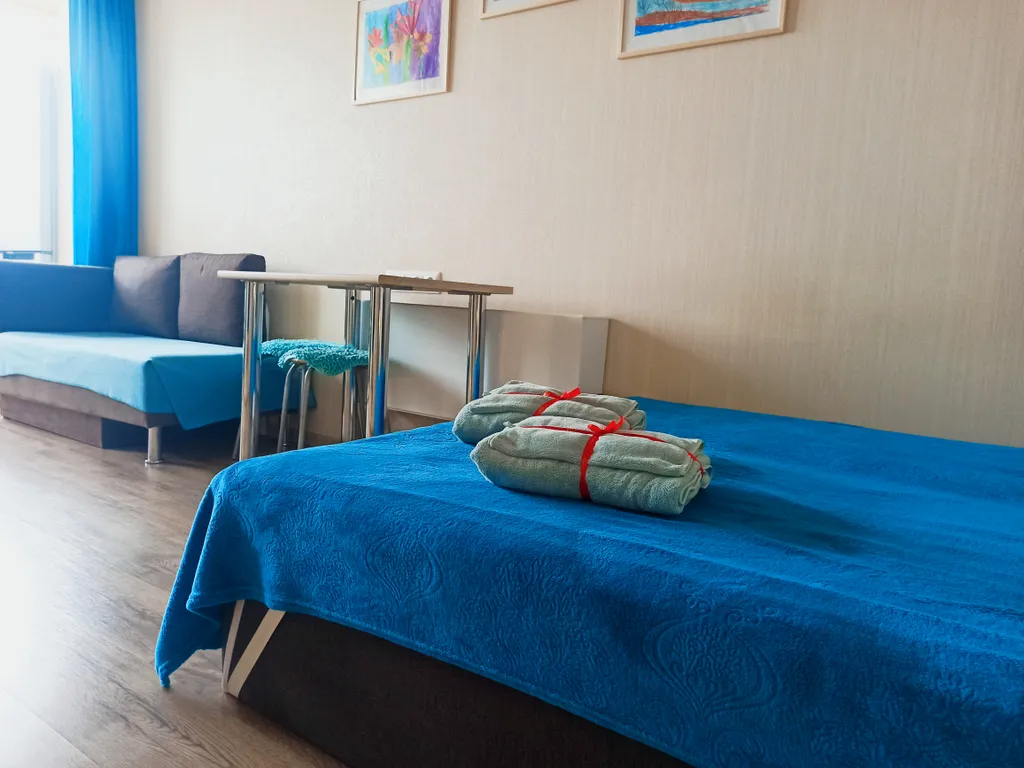 Квартира-студия в ЖК Атмосфера с шикарным видом из окна