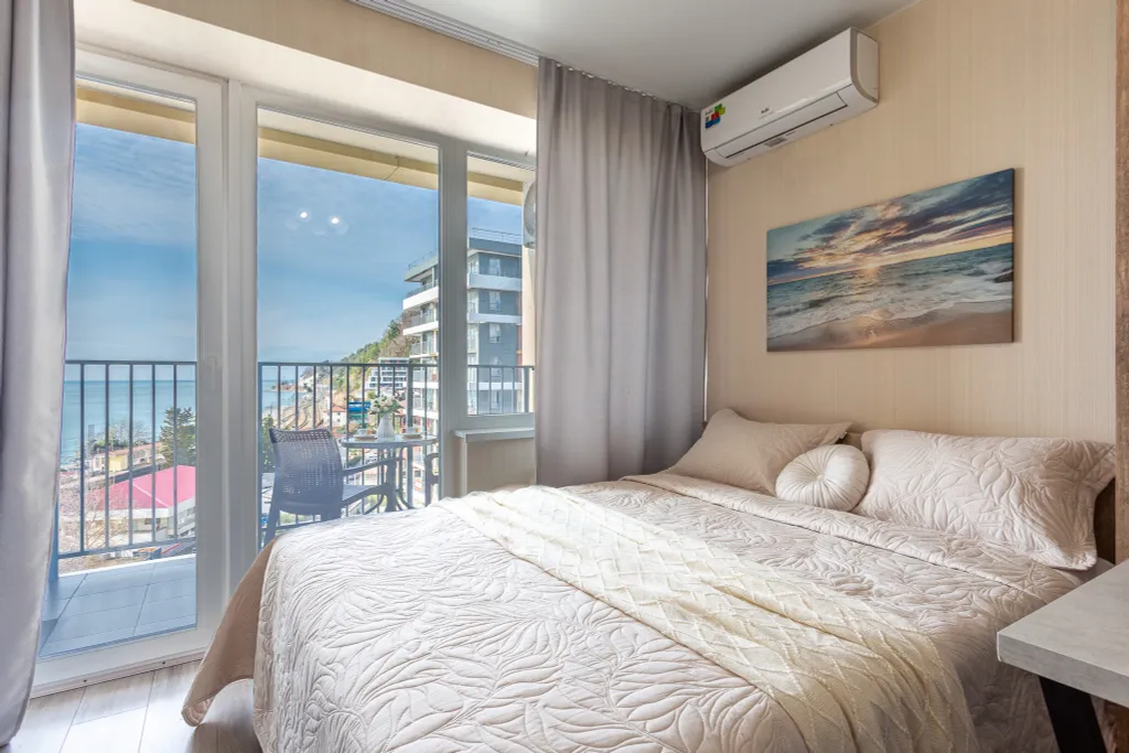 Квартира Уютная студия с видом на море Каравелла 221 — аренда посуточно в Дагомыс