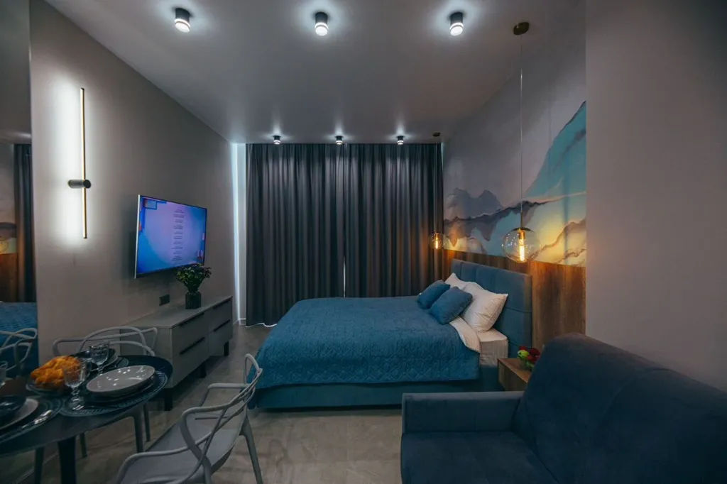 Квартира Квартира Новaя уютнaя студия в ЖK Aтлaнтис — Зеленоградск