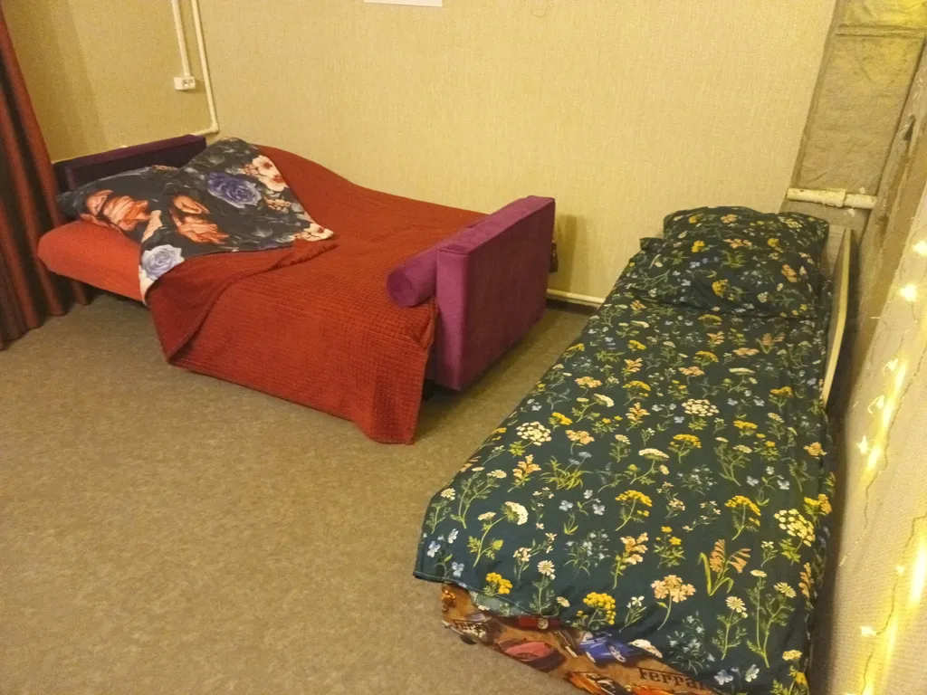 Небольшая квартира-студия с двориком