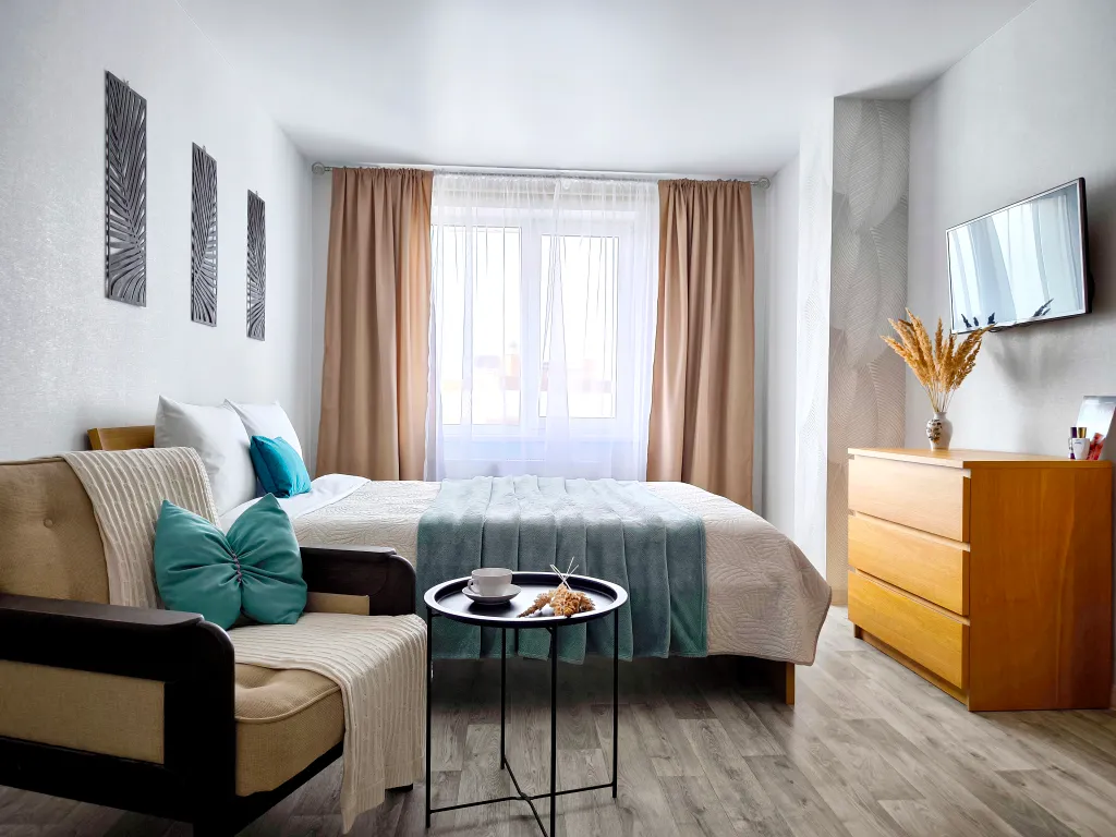 Современная квартира с видом на город Код комфорта — аренда посуточно в Тольятти