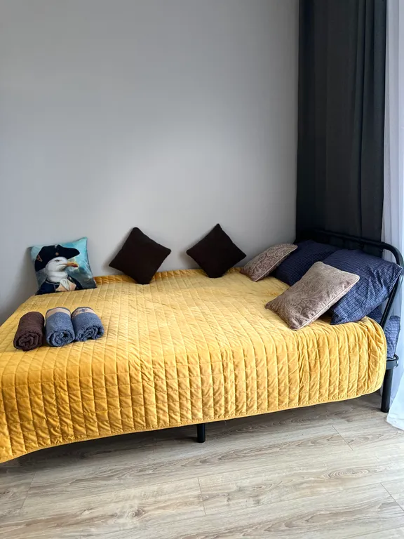 Уютная студия с большим балконом