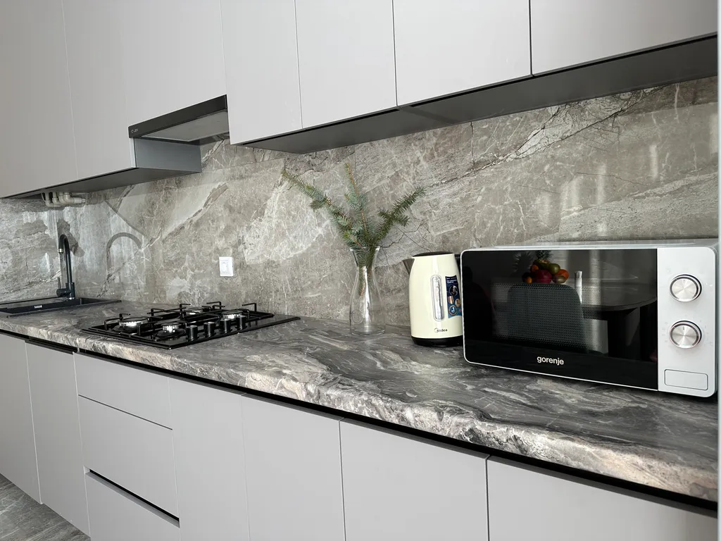 Стильная квартира в новом ЖК с видом на Эльбрус