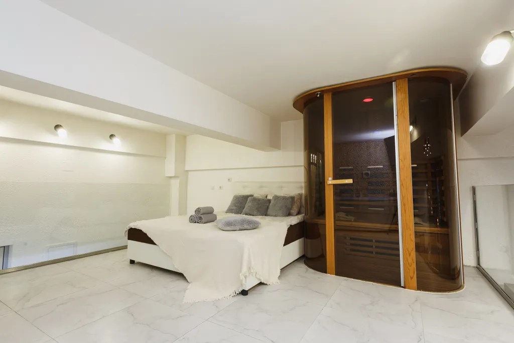 Квартира Квартира Просторный лофт с сауной и джакузи в центре — Москва