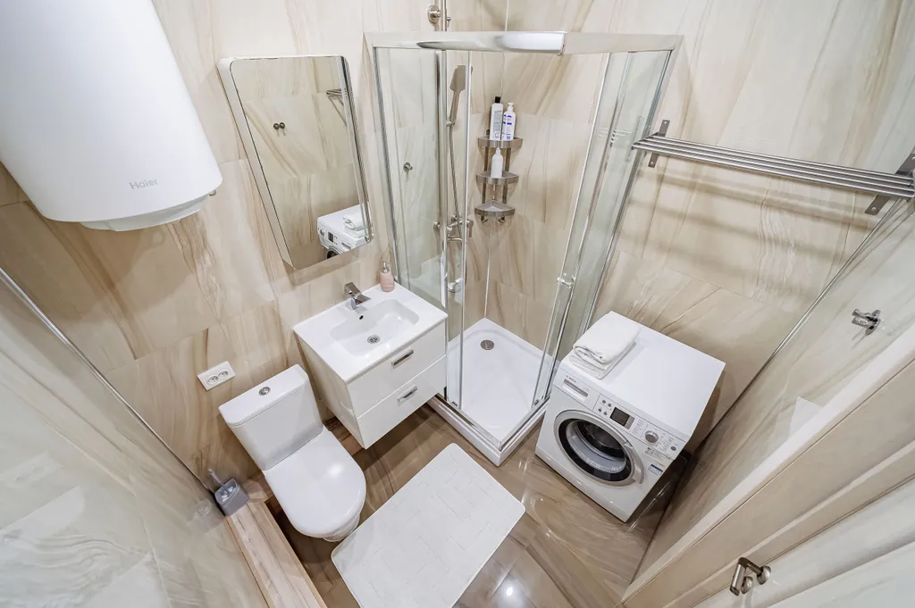 Удобная локация в самом центре у метро с видом на город и арену