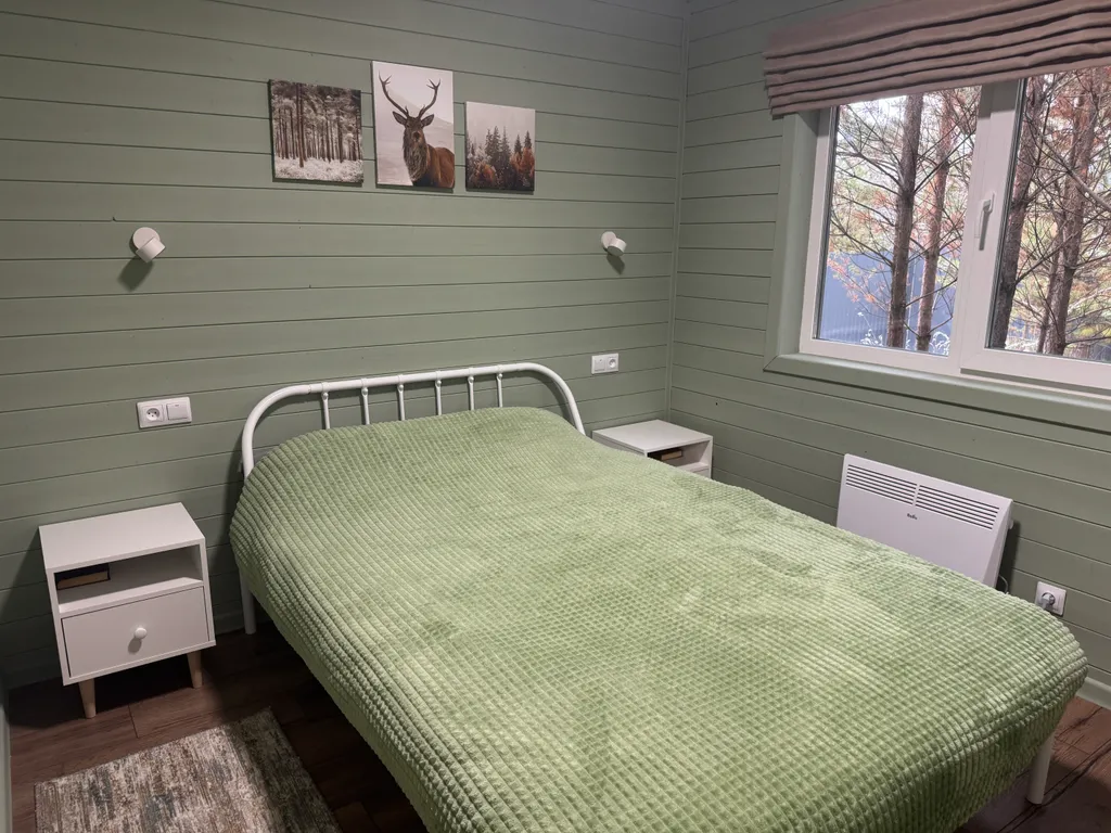 Уютный домик барн хаус в лесу с баней