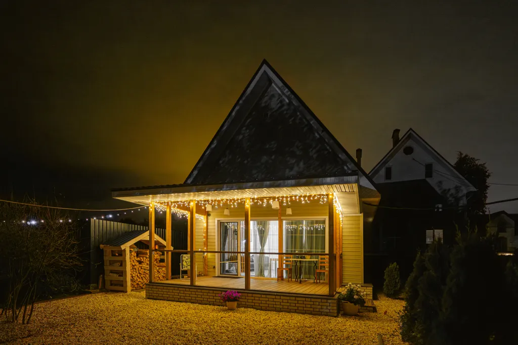 Уютный дом с баней