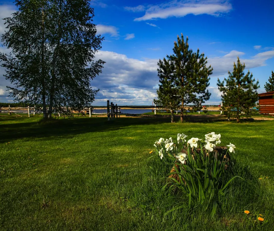 Шестиместный коттедж с тремя спальнями на берегу озера Селигер