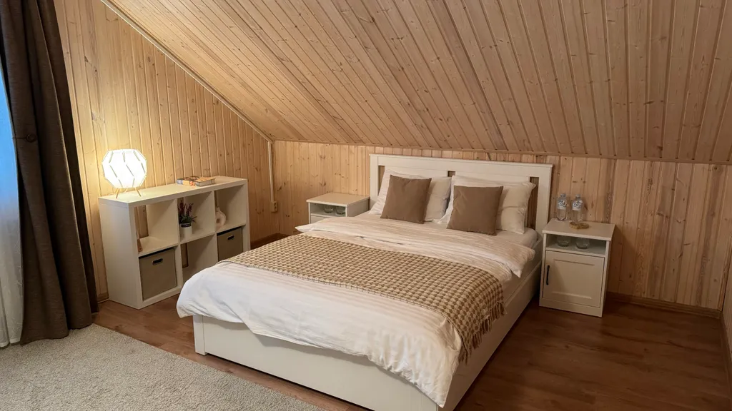 Коттедж с сауной и зоной BBQ