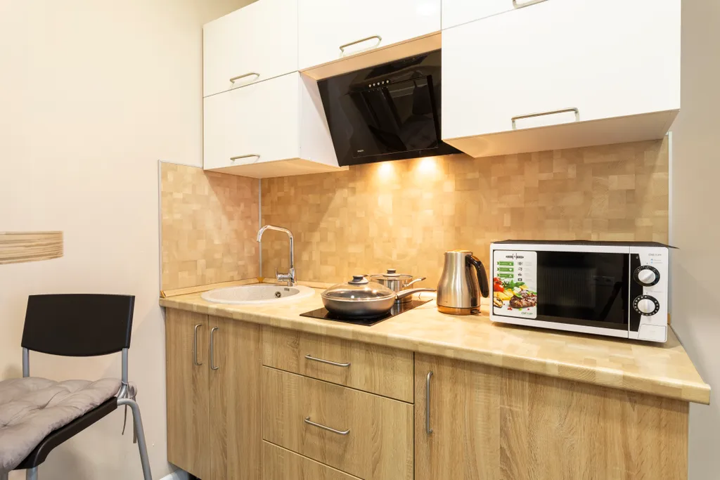 Квартира-студия с отличным видом в районе вокзала