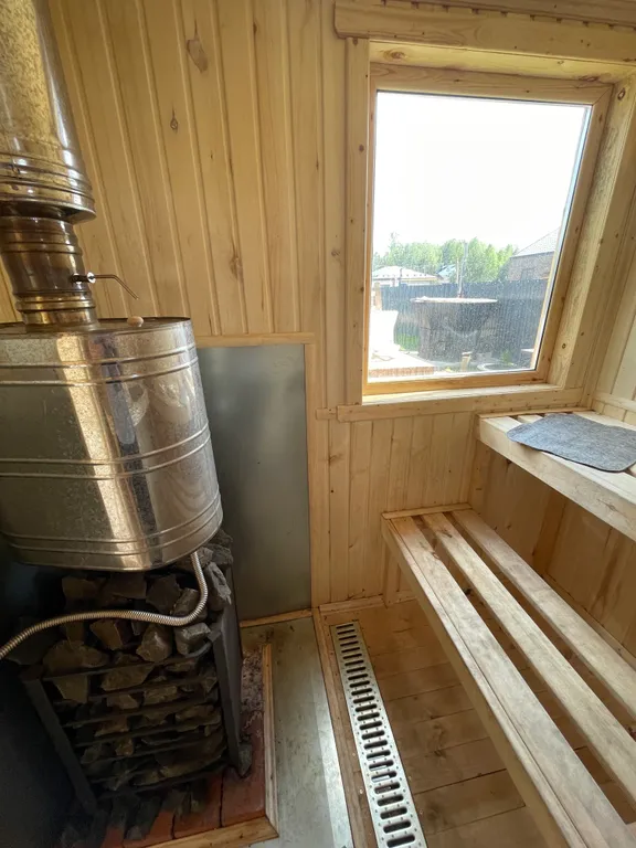 Барнхаус с баней и банным чаном