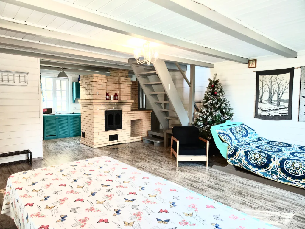 Коттедж Коттедж на озере Вуокса со своим пляжем и баней — Кротово