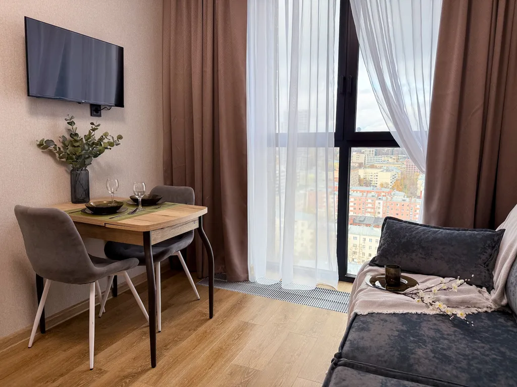 Квартира Квартира Mypriority SkyView с панорамным видом — Москва