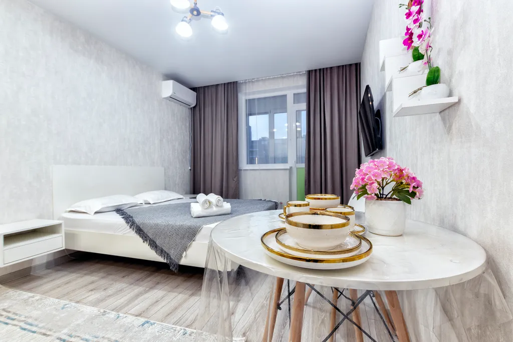 Светлая и современная 1-комнатная квартира