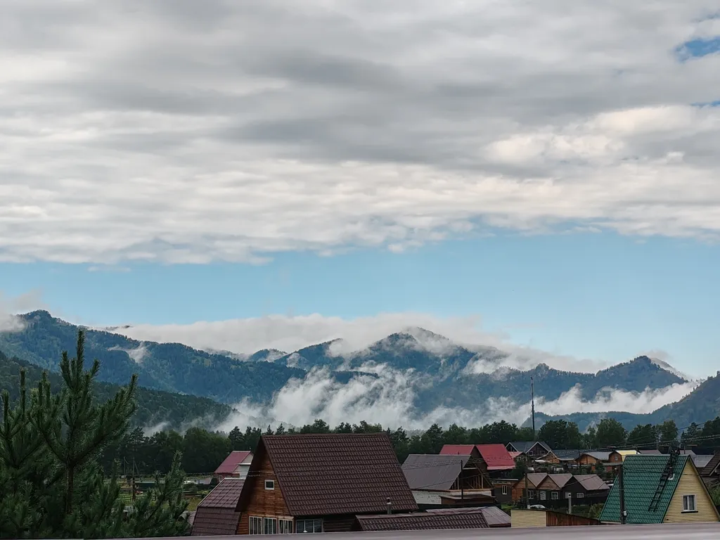 Атмосферный дом с видом на горы