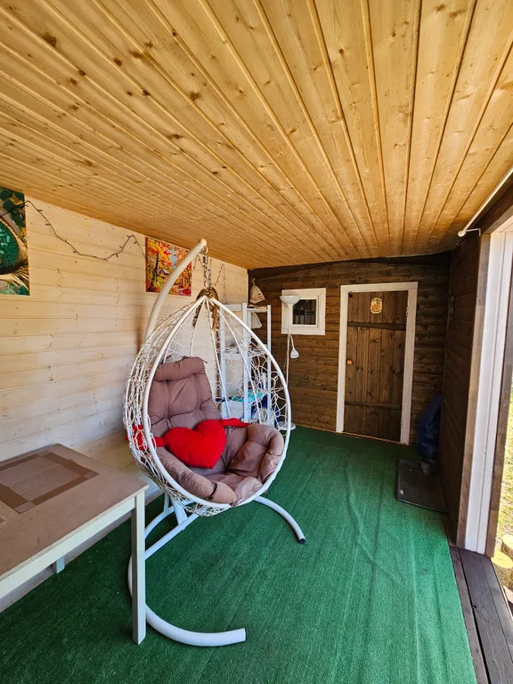 Дом-шалаш(один) с видом на лес